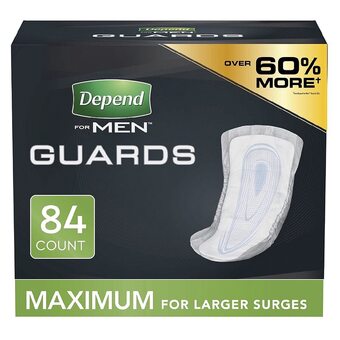 Walgreens Incontinence guards for men, maximum absorbency offer