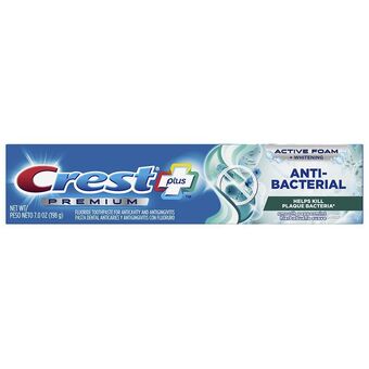 Walgreens Premium plus anti-bacterial toothpaste smooth peppermint offer