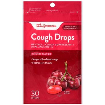 Walgreens Cough drops cherry offer