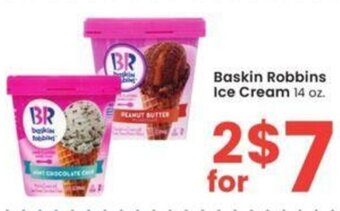 Albertsons Baskin Robbins Ice Cream 14 oz. offer