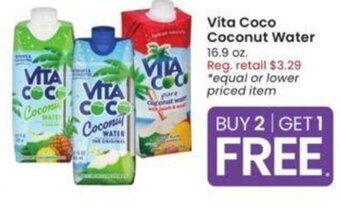 Albertsons Vita Coco Coconut Water 16.9 oz. offer