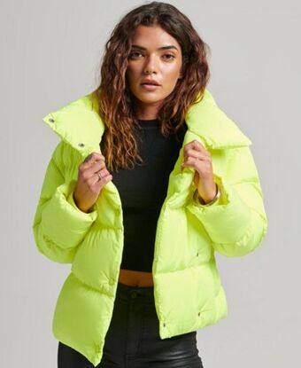 Short puffer coat
