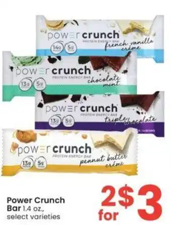 Albertsons Power Crunch Bar 1.4 oz. offer