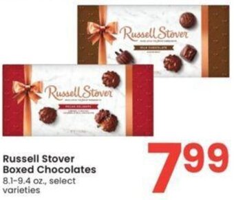 Albertsons Russell Stover Boxed Chocolates 8.1-9.4 oz. offer
