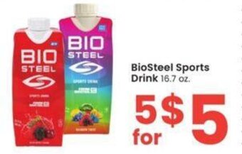 Albertsons BioSteel Sports Drink 16.7 oz. offer
