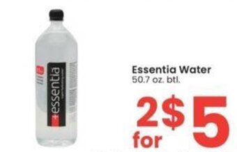 Albertsons Essentia Water 50.7 oz. offer