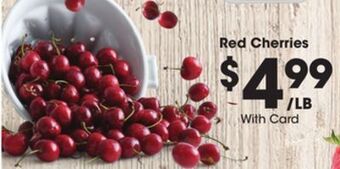 Kroger Red cherries offer