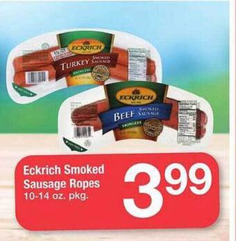 Safeway Eckrich smoked sausage ropes offer