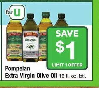 Safeway Pompeian extra virgin olive oil offer