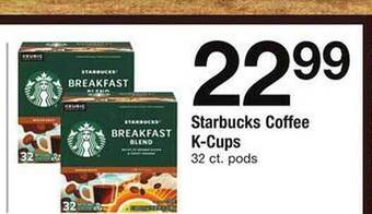 Safeway Starbucks coffee k-cups offer