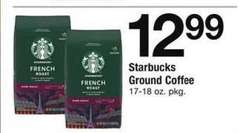 Safeway Starbucks ground coffee offer