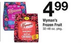 Safeway Wyman's frozen fruit offer