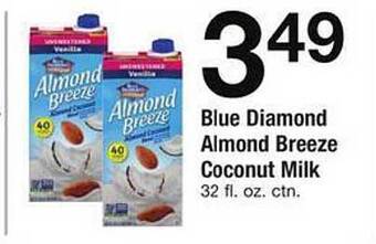 Safeway Blue diamond almond breeze coconut milk offer