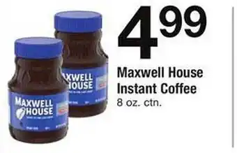 Safeway Maxwell house instant coffee offer