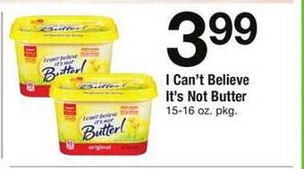 Safeway I can't believe it's not butter offer
