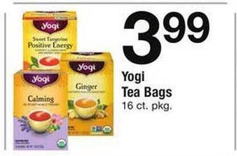 Safeway Yogi tea bags offer