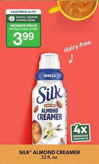 Safeway Silk almond creamer offer