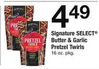 Safeway Signature select butter & garlic pretzel twirls offer