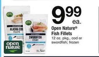 Safeway Open nature fish fillets offer