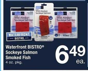 Safeway Waterfront bistro sockeye salmon smoked fish offer