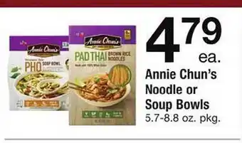 Safeway Annie chun's noodle or soup bowls offer