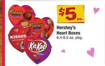 Safeway Hershey's heart boxes offer