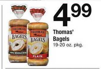 Safeway Thomas' bagels offer
