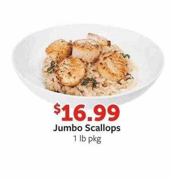 Fareway Jumbo scallops offer