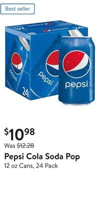 Walmart Pepsi cola soda pop offer