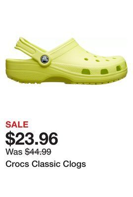 Dick's Sporting Goods Crocs classic clogs offer