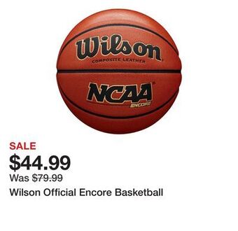 Dick's Sporting Goods Wilson official encore basketball offer