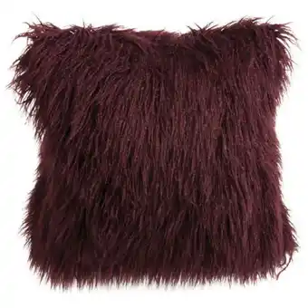 Faux fur pillow