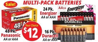 Ocean State Job Lot Multi-pack batteries offer