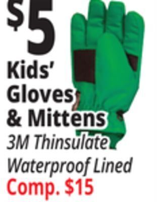 Ocean State Job Lot Kids' gloves & mittens offer