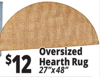 Ocean State Job Lot Oversized hearth rug offer