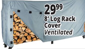 Ocean State Job Lot 8' log rack cover offer