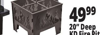 Ocean State Job Lot 20" deep kd fire pit offer