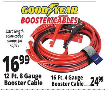 Ocean State Job Lot Booster cables offer