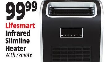 Ocean State Job Lot Lifesmart infrared slimline heater offer