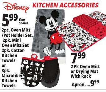 Ocean State Job Lot Disney kitchen accessories offer