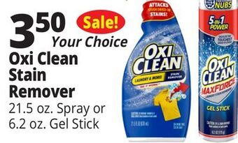 Ocean State Job Lot Oxi clean stain remover offer