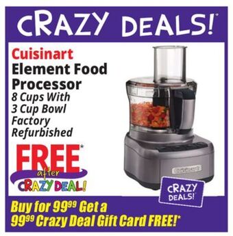 Ocean State Job Lot Cuisinart element food processor offer