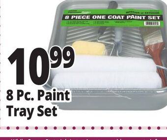 Ocean State Job Lot 8 pc. paint tray set offer