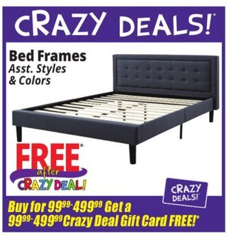 Ocean State Job Lot Bed frames offer