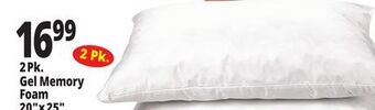 Ocean State Job Lot 2pk. gel memory foam 20"x25" offer
