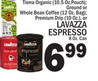 C Town Lavazza espresso 8 oz. can offer