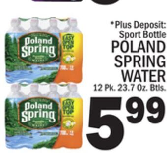 C Town Poland spring water offer