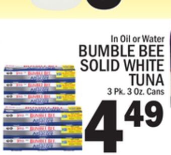 C Town Bumble bee solid white tuna offer