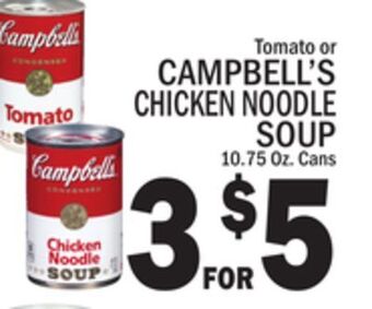 C Town Campbell's chicken noodle soup offer