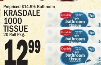 C Town Krasdale 1000 tissue offer